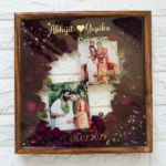 Personalized Wedding Resin Frame