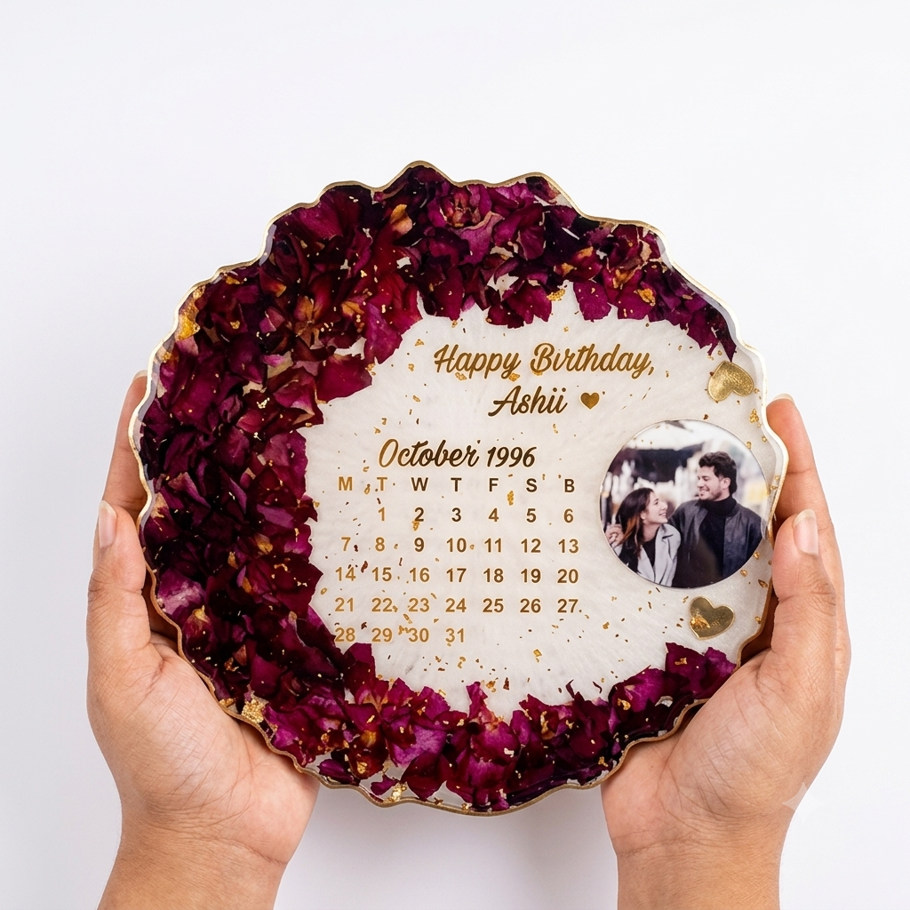 Gemini_Generated_Image_mgt59smgt59smgt5 Personalized Birthday Resin Calendar Plaque - Image 1