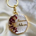 Personalized Resin Name Keychain